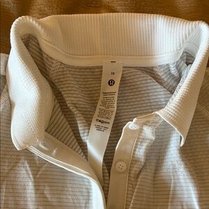 lululemon athletica White Button-Up Top